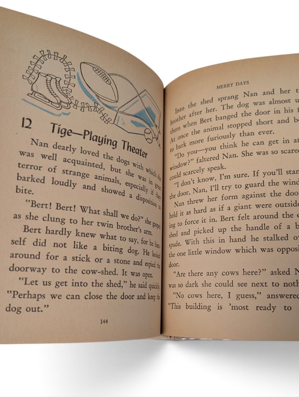 VINTAGE Bobbsey Twins Hardcover Book Classic Childrens Illustrated Red Green Tan - Picture 9 of 10